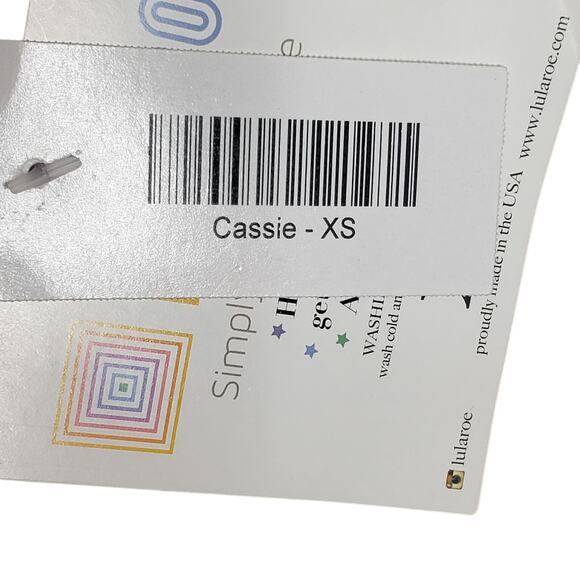 NWT Bird print Lularoe midi length skirt "Cassie", hunter forest green, sz XS - Picture 8 of 11